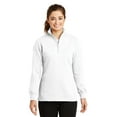 thumbnail image 1 of Sport Tek Women's 1/4 Zip Sweatshirt, 1 of 2