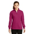 thumbnail image 1 of Sport Tek Women's 1/4 Zip Sweatshirt, 1 of 2