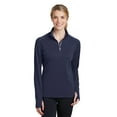 thumbnail image 1 of Sport-Tek Women's 1/4-Zip Textured Pullover, 1 of 3