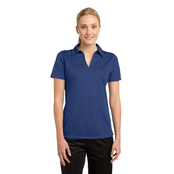 Sport-Tek Women's 100 Percent Polyester Active Textured Polo. LST690