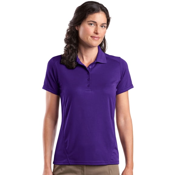 Sport-Tek Women's 5-Button Placket Knit Collar Polo Shirt