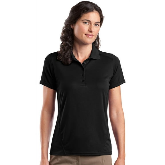 Sport-Tek Women's 5-Button Placket Knit Collar Polo Shirt