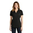 thumbnail image 1 of Sport-Tek Women's Active Johnny Collar Textured Polo Shirt, 1 of 6