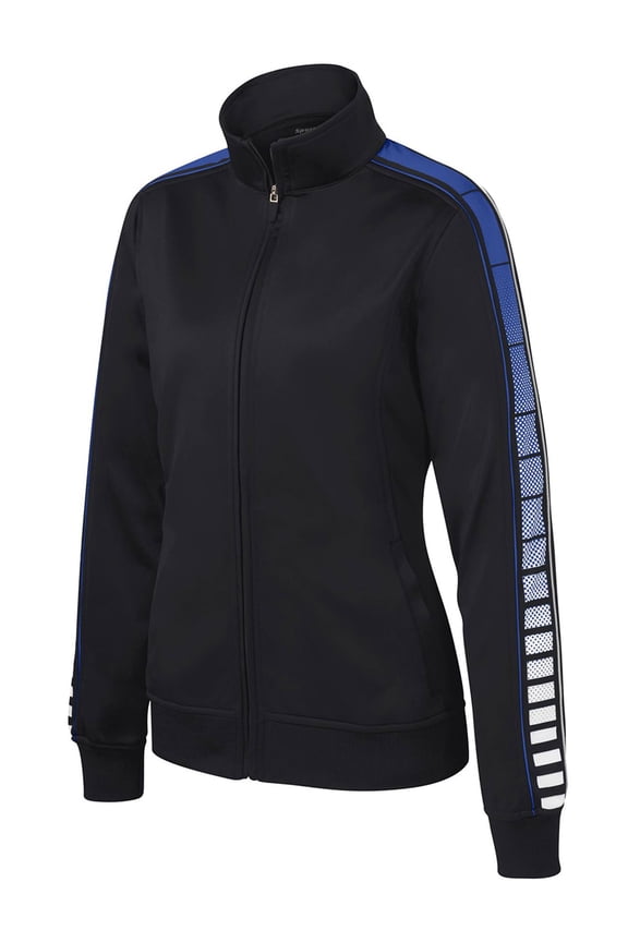 Sport Tek Women's Comfortable Tricot Track Jacket