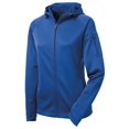 thumbnail image 1 of Sport-Tek Women's Drawcord Fleece Full-Zip Hooded Jacket, 1 of 4