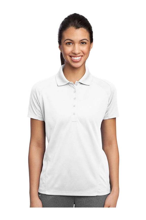 Women's Flat Knit Collar Wicking Polo Shirt