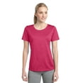 thumbnail image 1 of Sport-Tek Women's Heather Contender Scoop Neck T-Shirt_Pink Raspberry Heather_S, 1 of 6