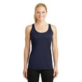 thumbnail image 1 of Sport-Tek Women's New Moisture Wicking Polyester Racerback Tank Top,LST356,True Navy,XS, 1 of 3