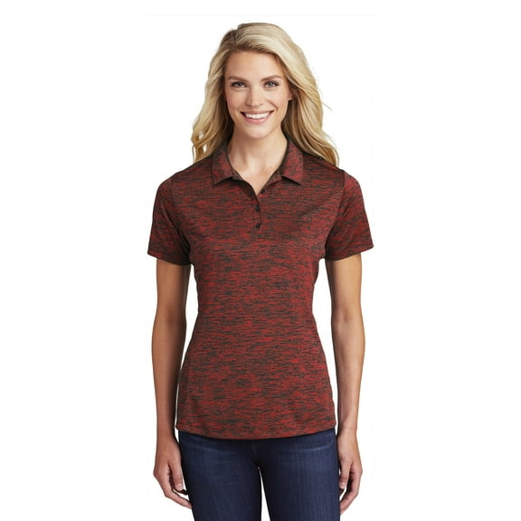 Sport-Tek Women's PosiCharge Electric Heather Polo. LST590