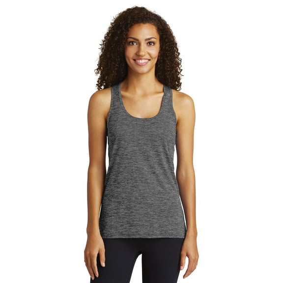 Sport Tek Women's PosiCharge Electric Heather Racerback Tank