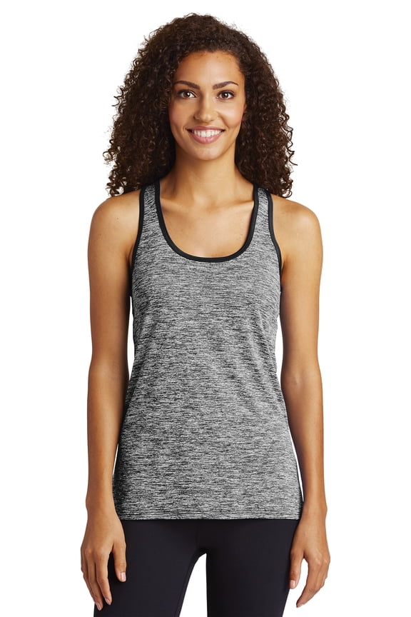 Sport Tek Women's PosiCharge Electric Heather Racerback Tank