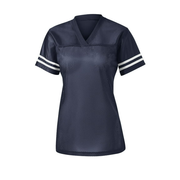 Sport-Tek Women's PosiCharge Replica Jersey L True Navy/White