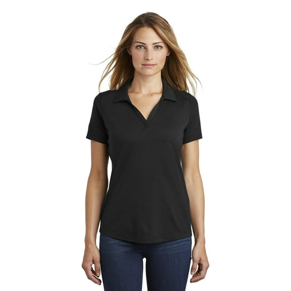 Sport-Tek Women's PosiCharge Tri-Blend Wick ing Polo. LST405