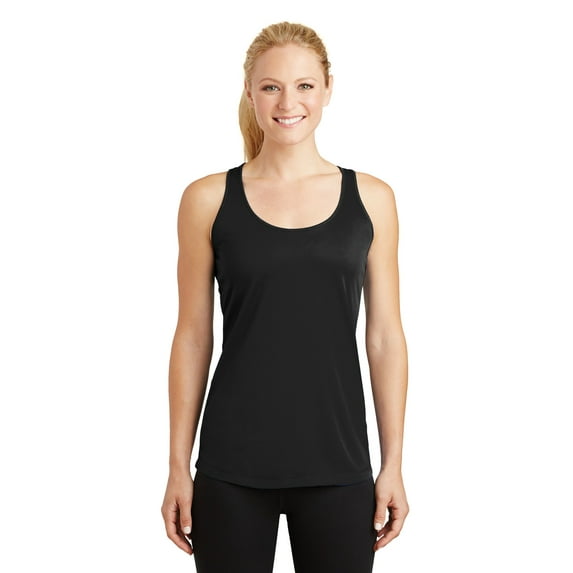 Sport-Tek Women's Racerback Tank Top_Black_XXXX-Large,LST356,Black,4XL