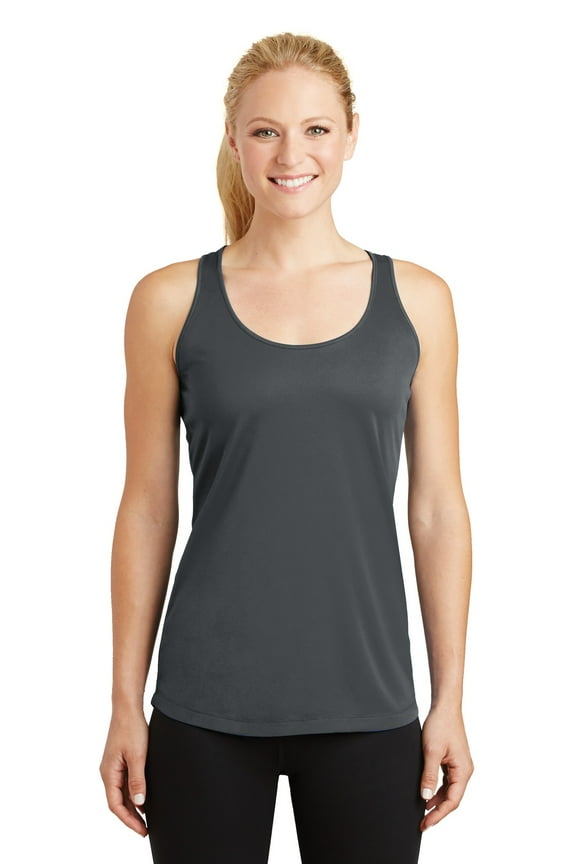 Women's Racerback Tank Top_Iron Grey_Large,LST356,Iron Grey,L