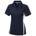 thumbnail image 1 of Sport-Tek Women's Raglan Micro-Mesh Colorblock Polo Shirt, 1 of 1