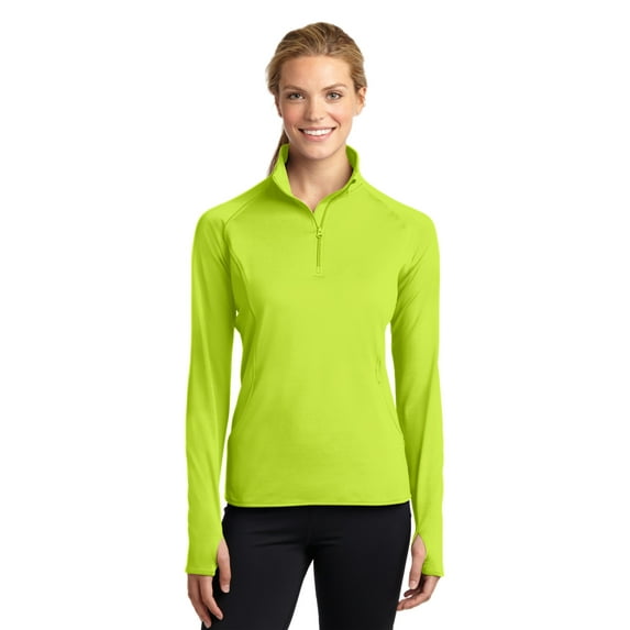 Sport-Tek Women's Sport-Wick Stretch 1/2-Zip Pullover - LST850