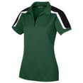 thumbnail image 1 of Sport-Tek Women's Tricolor Shoulder Polo Shirt, 1 of 5