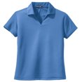 thumbnail image 1 of Sport-Tek Women's V Neck Lightweight Wick Moisture Polo Shirt, 1 of 2