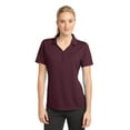 thumbnail image 1 of Sport-Tek Women's Y-Placket Moisture Wicking Polo Shirt_Maroon_Medium, 1 of 2