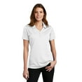 thumbnail image 1 of Sport-Tek Women's Y-Placket Moisture Wicking Polo Shirt_White_Medium, 1 of 2