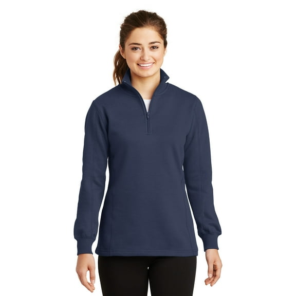 Sport-Tek Womens Long Sleeve 1/4-Zip Sweatshirt. LST253