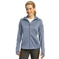 thumbnail image 1 of Sport-Tek L248 Ladies Tech Fleece Full-Zip Hooded Jacket, Womens Fleece Jackets, 1 of 5