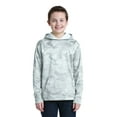 thumbnail image 1 of Sport-Tek YST240 Youth Sport-Wick CamoHex Fleece Hooded Pullover, Boys Hoodies and Sweatshirts, 1 of 2