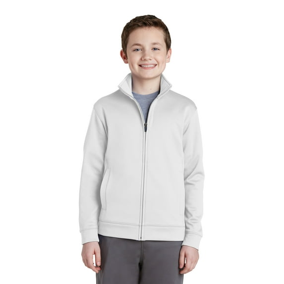 Sport-Tek YST241 Youth Sport-Wick Fleece Full-Zip Jacket , Boys Coats and Jackets