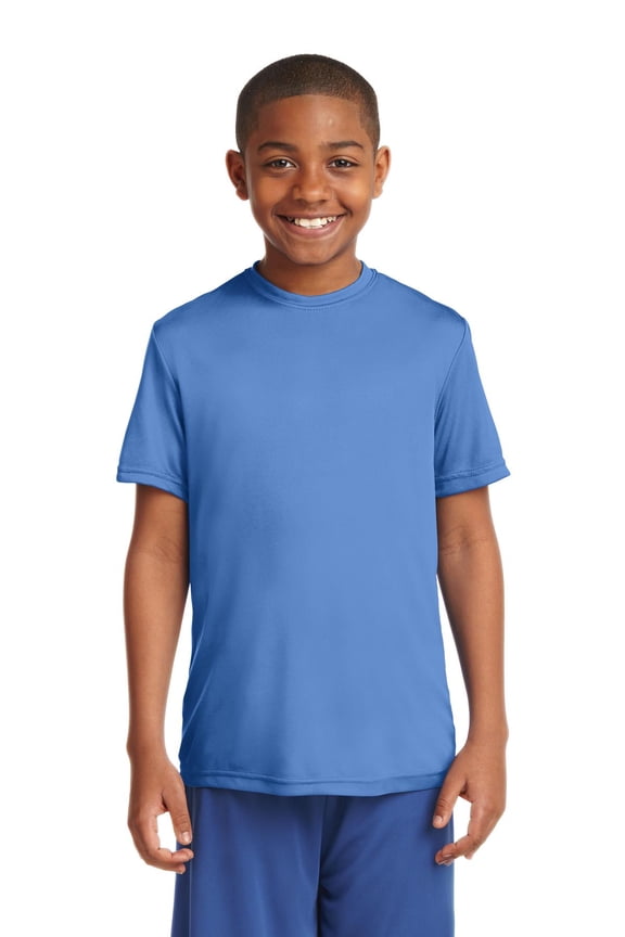 YST350 Youth PosiCharge Competitor Tee , Carolina Blue, XL