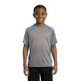 thumbnail image 1 of Sport-Tek Youth Heather Colorblock Contender Tee. YST361, 1 of 2