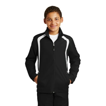 Sport-Tek YST60 Youth Colorblock Raglan Jacket , Boys Coats and Jackets