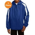 thumbnail image 1 of Sport-Tek YST81 Youth Fleece-Lined Colorblock Jacket, True Royal/White, S, Shop all kids, 1 of 1