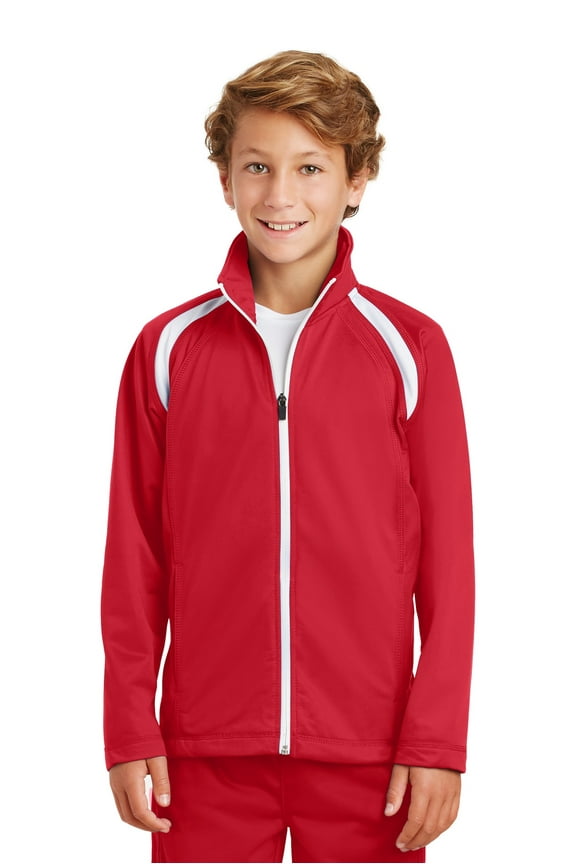 YST90 Youth Tricot Track Jacket, Boys Coats and Jackets
