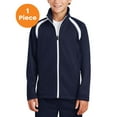 thumbnail image 1 of Sport-Tek YST90 Youth Tricot Track Jacket, True Navy/White, M, Boys Coats and Jackets, 1 of 1