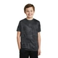 thumbnail image 1 of Sport-Tek Youth CamoHex Tee-M (Iron Grey), 1 of 6