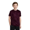 thumbnail image 1 of Sport-Tek Youth CamoHex Tee-M (Maroon), 1 of 6