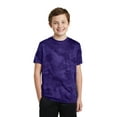 thumbnail image 1 of Sport-Tek Youth CamoHex Tee-S (Purple), 1 of 6