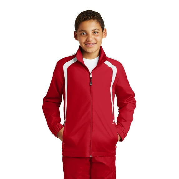 Sport-Tek Youth Colorblock Raglan Jacket. YST60