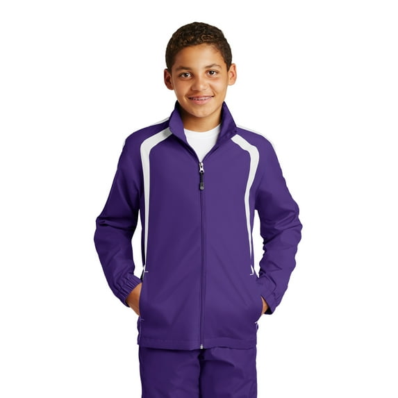 Sport-Tek Youth Colorblock Raglan Jacket