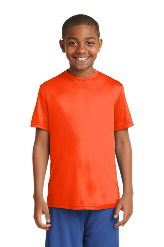 - Youth Competitor Performance Short-Sleeve T-Shirt. YST350 Neon Orange