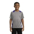 thumbnail image 1 of Sport-Tek YST361 Youth Heather Colorblock Contender Tee, 1 of 1