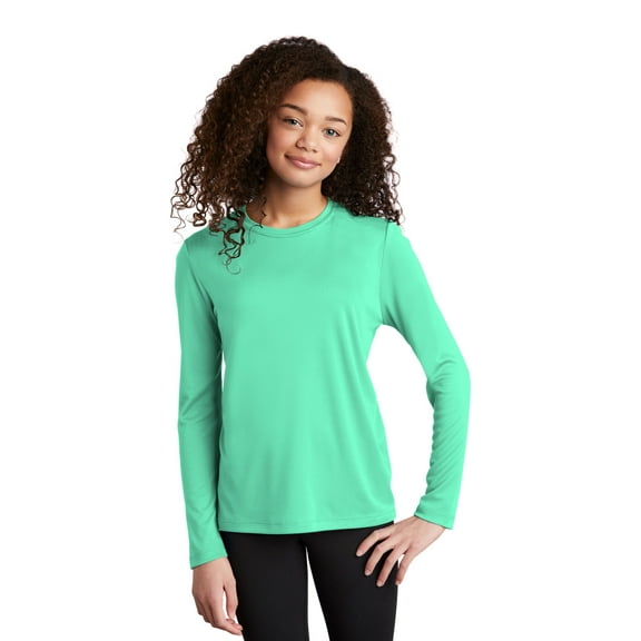 Sport-Tek Youth Posi-UV Pro Long Sleeve Tee. YST420LS