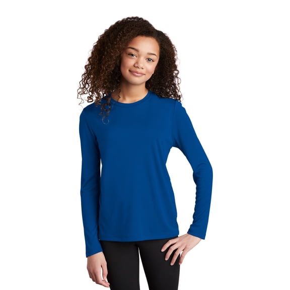 Sport-Tek ® Youth Posi-UV® Pro Long Sleeve Tee. YST420LS