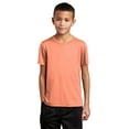 thumbnail image 1 of Sport-Tek Youth Posi-Uv Pro Tee, YST420 ,Soft Coral ,S, 1 of 4