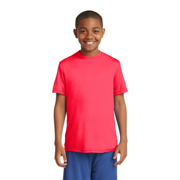Sport-Tek Youth PosiCharge Competitor Tee-S (Hot Coral)