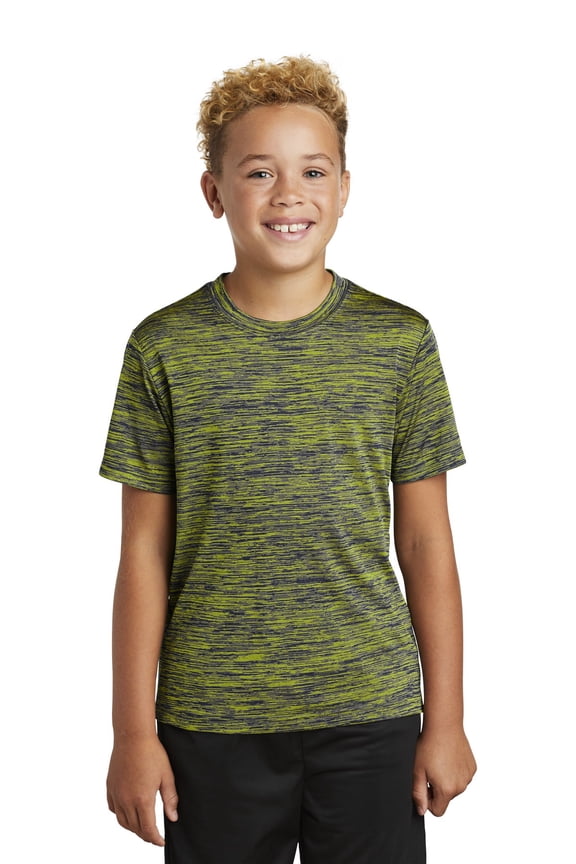 Youth PosiCharge Electric Heather Tee. YST390