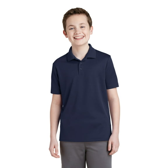 Sport-Tek Youth PosiCharge RacerMesh Polo-XL (True Navy)