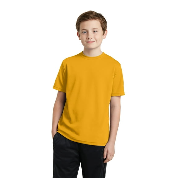 Sport-Tek Youth PosiCharge RacerMesh Tee-XL (Gold)