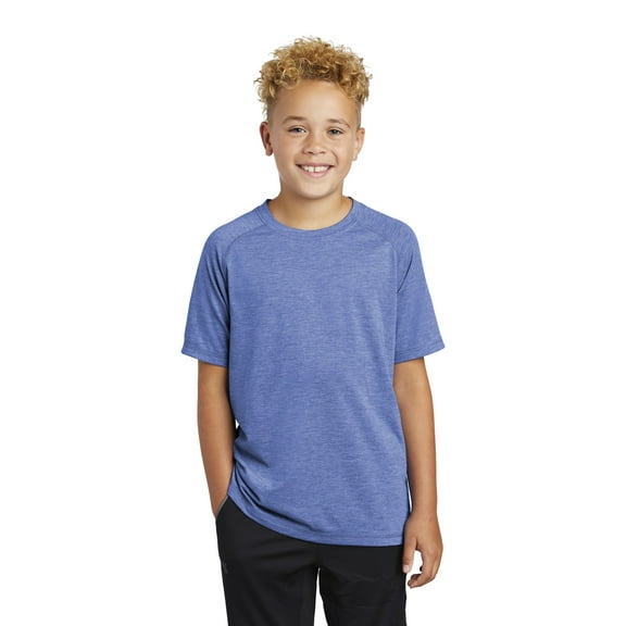 Sport-Tek Youth PosiCharge Tri-Blend Wick ing Raglan Tee. YST400